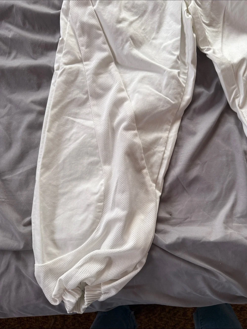 Nike Kids White Track Jacket and Joggers Set